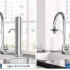 Filtro Sobre Mesada 3 FILTROS PURIFICADORES DE AGUA SOBRE MESADA
