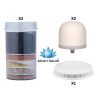 KIT DE 5 REPUESTOS PARA PURIFICADOR DE AGUA DE 12 Y 14LTS y AGUA Y SALUD (UN AÑO)