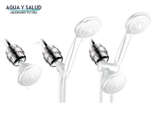 filtro de ducha 4 filtro de ducha para purificar agua instalado en diferentes posiciones