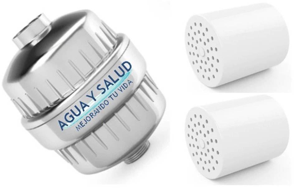 filtro de ducha para purificar el agua