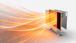 Calefacción infrarroja de cristal de carbono Uruguay cómo funciona - Agua y Salud