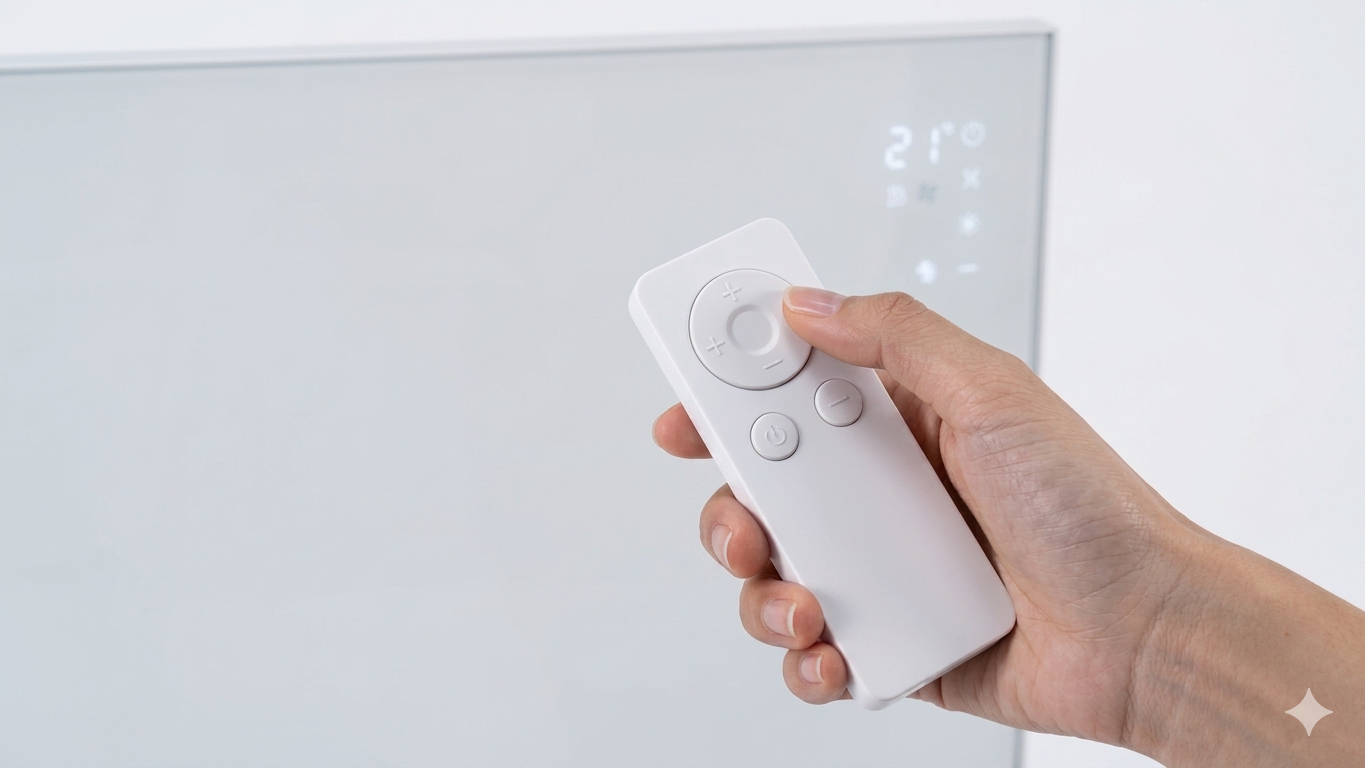 Control remoto panel calefactor infrarrojo digital Uruguay - Agua y Salud