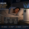 Purificador de aire AireVital Pro modo sueño 20 dB para dormitorio