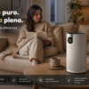 Purificador de aire inteligente AireVital Pro en living uruguayo