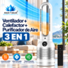 Ventilador, calefactor y purificador de aire 3 en 1 sin aspas de Agua y Salud