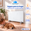 Panel calefactor infrarrojo digital 600W con protección contra sobrecalentamiento